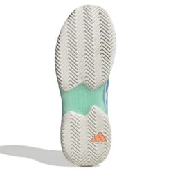 Adidas CourtJam Control Men's Tennis Shoe (Mint/Blue/White) -Ball Games Shop GY4002 4 FOOTWEAR Photography BottomView white