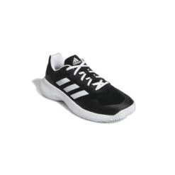 Adidas GameCourt 2 Women's Tennis Shoe (Black/White) 14 Adidas GameCourt 2 Women's Tennis Shoe (Black/White) -Ball Games Shop GZ0694 6 FOOTWEAR Photography FrontLateralTopView white