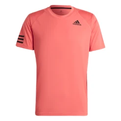 Adidas Men's 3 Stripes Club Top (Semi Turbo/Black) 15 Adidas Men's 3 Stripes Club Top (Semi Turbo/Black) -Ball Games Shop HB9075 APP photo front white