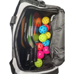 Head Novak Djokovic Duffel Bag (White/Black) -Ball Games Shop HEAD Djokovic Duffel PB 2