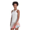 Adidas Women's Tennis Y-Tank Top (White) -Ball Games Shop HF0842 APP on model standard white