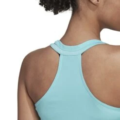 Adidas Women's Club Tank Top (Aqua/Back) -Ball Games Shop HF4544 8 APPAREL OnModel DetailView1 white