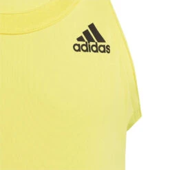 Adidas Girl's Club Tank Top (Beam Yellow) -Ball Games Shop HN6304 5 APPAREL Photography DetailView2 transparent