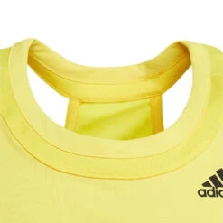 Adidas Girl's Club Tank Top (Beam Yellow) -Ball Games Shop HN6304 6 APPAREL Photography DetailView3 transparent