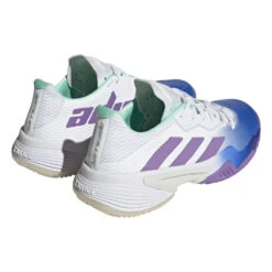Adidas Barricade Women's Tennis Shoe (Blue/Purple) -Ball Games Shop HP7417 7 FOOTWEAR Photography BackLateralTopView transparent