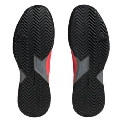 Adidas Adizero Ubersonic 4 Men's Tennis Shoe (Red) 9 Adidas Adizero Ubersonic 4 Men's Tennis Shoe (Red) -Ball Games Shop HQ8379 3 FOOTWEAR Photography BottomView transparent