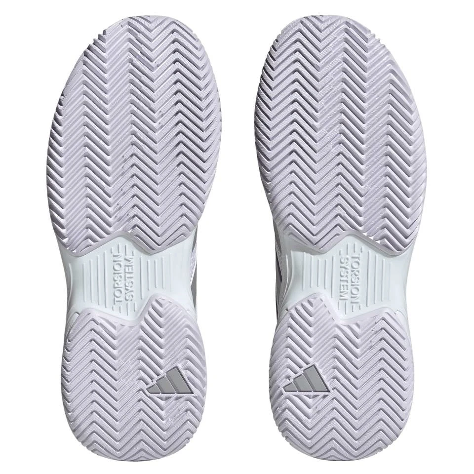 Adidas CourtJam Control Women's Tennis Shoe (White) 8 Adidas CourtJam Control Women's Tennis Shoe (White) - Image 6