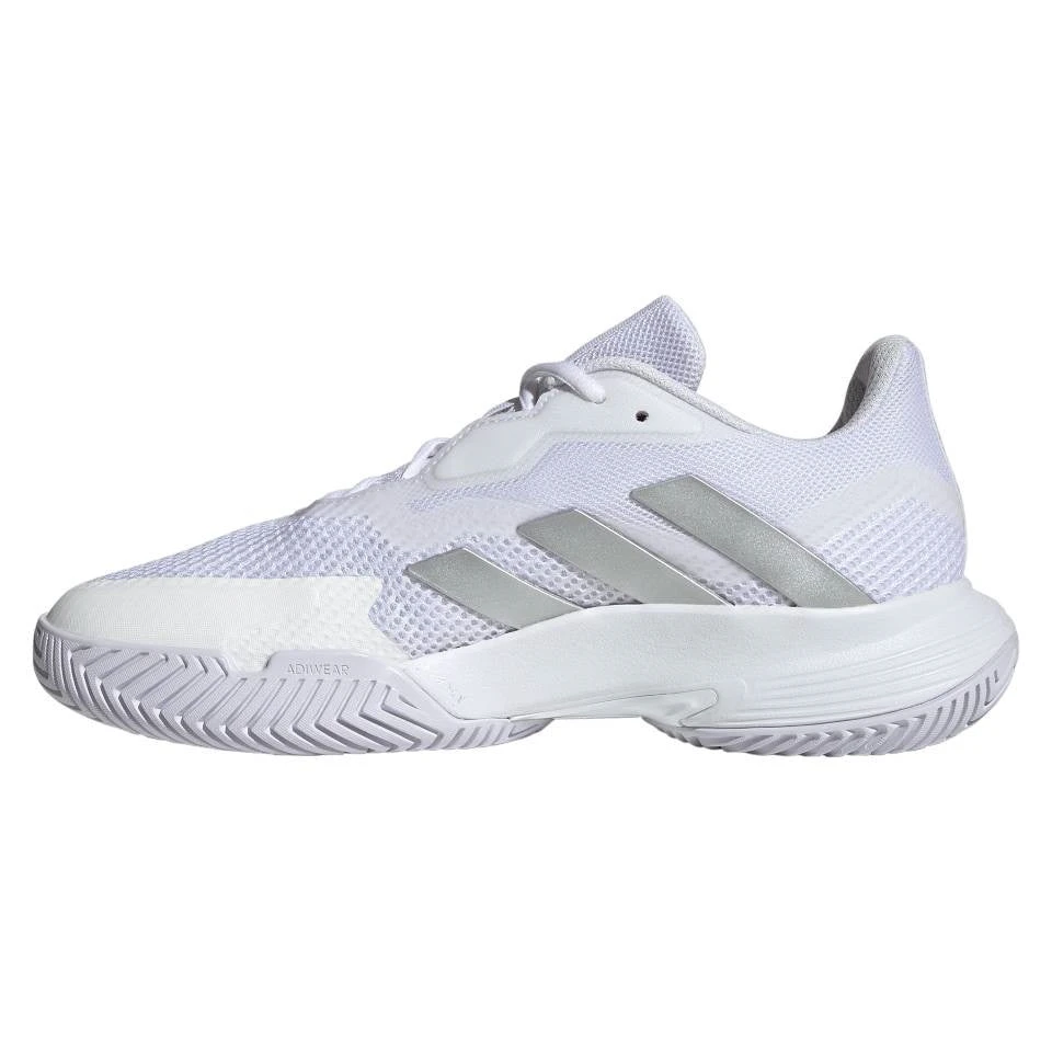 Adidas CourtJam Control Women's Tennis Shoe (White) 4 Adidas CourtJam Control Women's Tennis Shoe (White) - Image 2