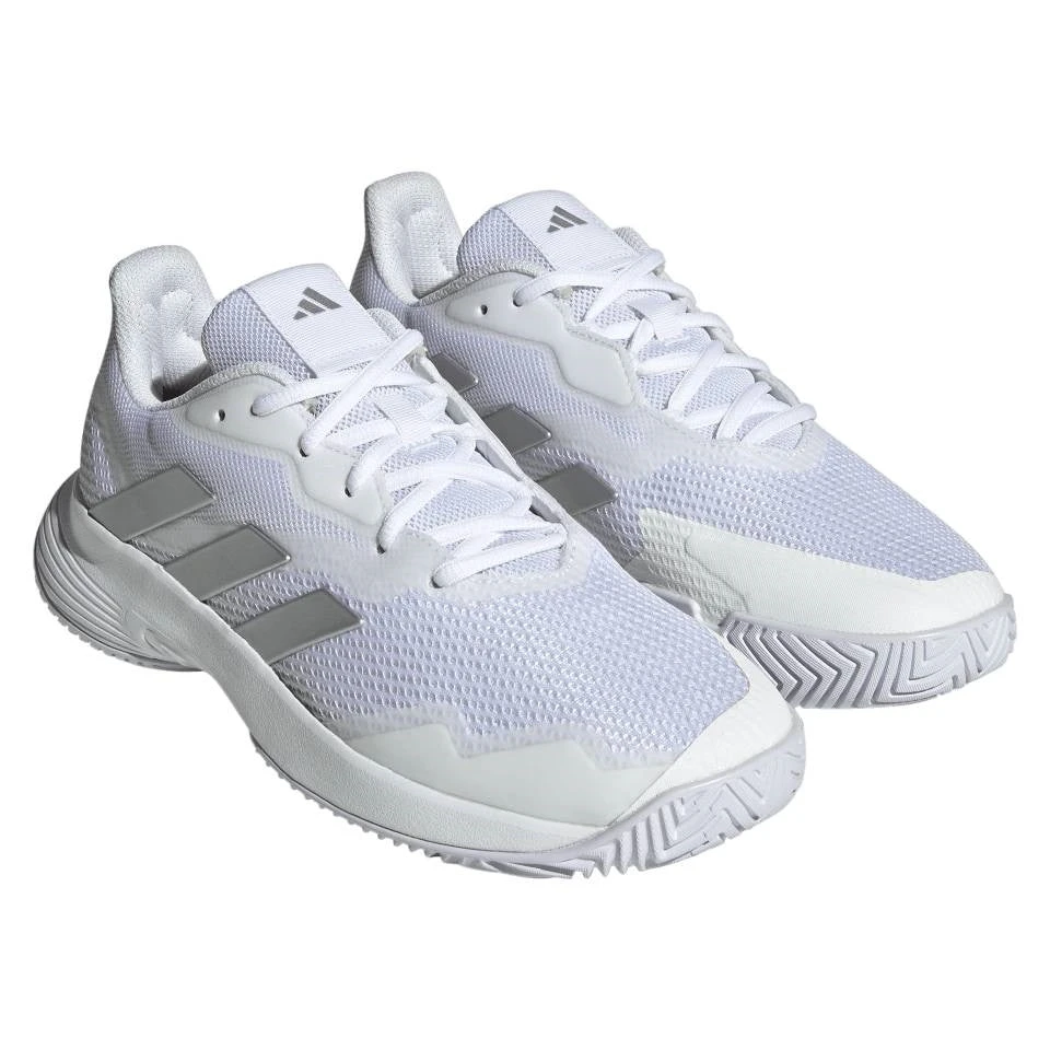 Adidas CourtJam Control Women's Tennis Shoe (White) 5 Adidas CourtJam Control Women's Tennis Shoe (White) - Image 3