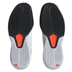 Adidas Courtflash Speed Men's Tennis Shoe (White/Black) -Ball Games Shop HQ8481 4 FOOTWEAR Photography BottomView transparent