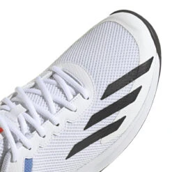 Adidas Courtflash Speed Men's Tennis Shoe (White/Black) -Ball Games Shop HQ8481 8 FOOTWEAR Photography DetailView1 transparent
