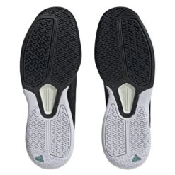 Adidas Courtflash Speed Men's Tennis Shoe (Black/White) -Ball Games Shop HQ8482 4 FOOTWEAR Photography BottomView transparent