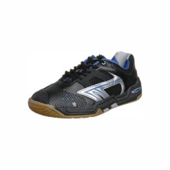 Hi-Tec S702 Men's Indoor Court Shoe (Black/White/Blue) -Ball Games Shop Hi Tec S702 Mens Indoor Court Shoe Main