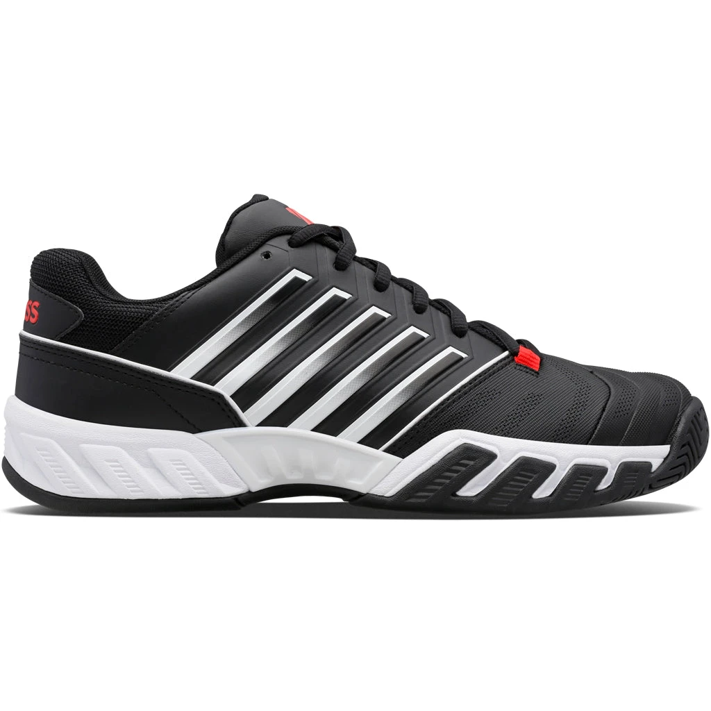 K-Swiss BigShot Light 4 Men's Tennis Shoe (Black/White/Red) 3 K-Swiss BigShot Light 4 Men's Tennis Shoe (Black/White/Red)