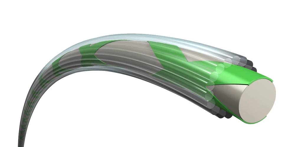 Prince Lightning Pro 16/1.30 Tennis String (Black) 4 Prince Lightning Pro 16/1.30 Tennis String (Black) - Image 2