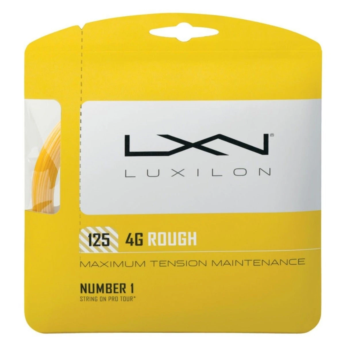 Luxilon 4G Rough 16L/1.25 Tennis String (Gold) 3 Luxilon 4G Rough 16L/1.25 Tennis String (Gold)