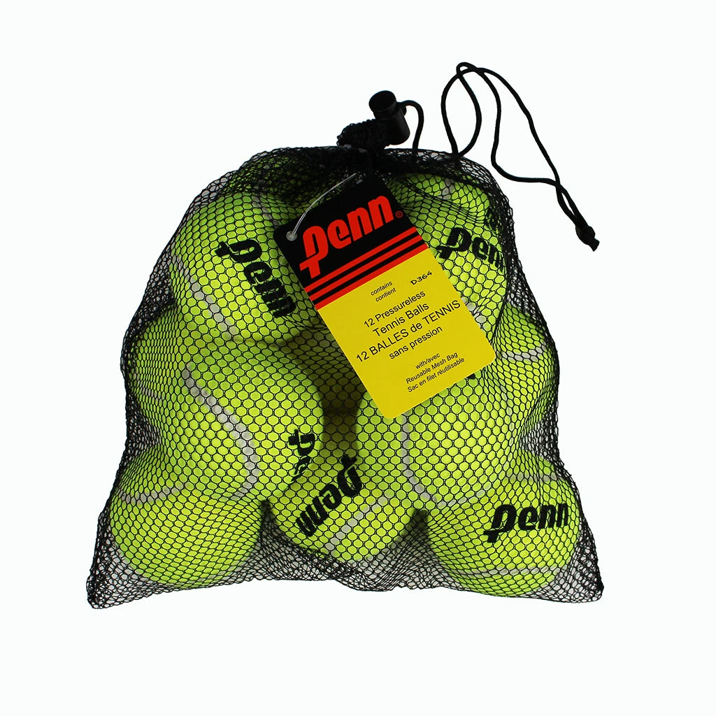 Penn Pressureless Tennis Balls - 12 Balls Bag 3 Penn Pressureless Tennis Balls - 12 Balls Bag