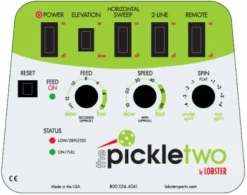 Lobster The Pickle 2 Pickleball Ball Machine + Elite 10 Function Remote -Ball Games Shop Pickle two contrl panel 689b44ec 80a4 448c bb66 e5e1068791fc