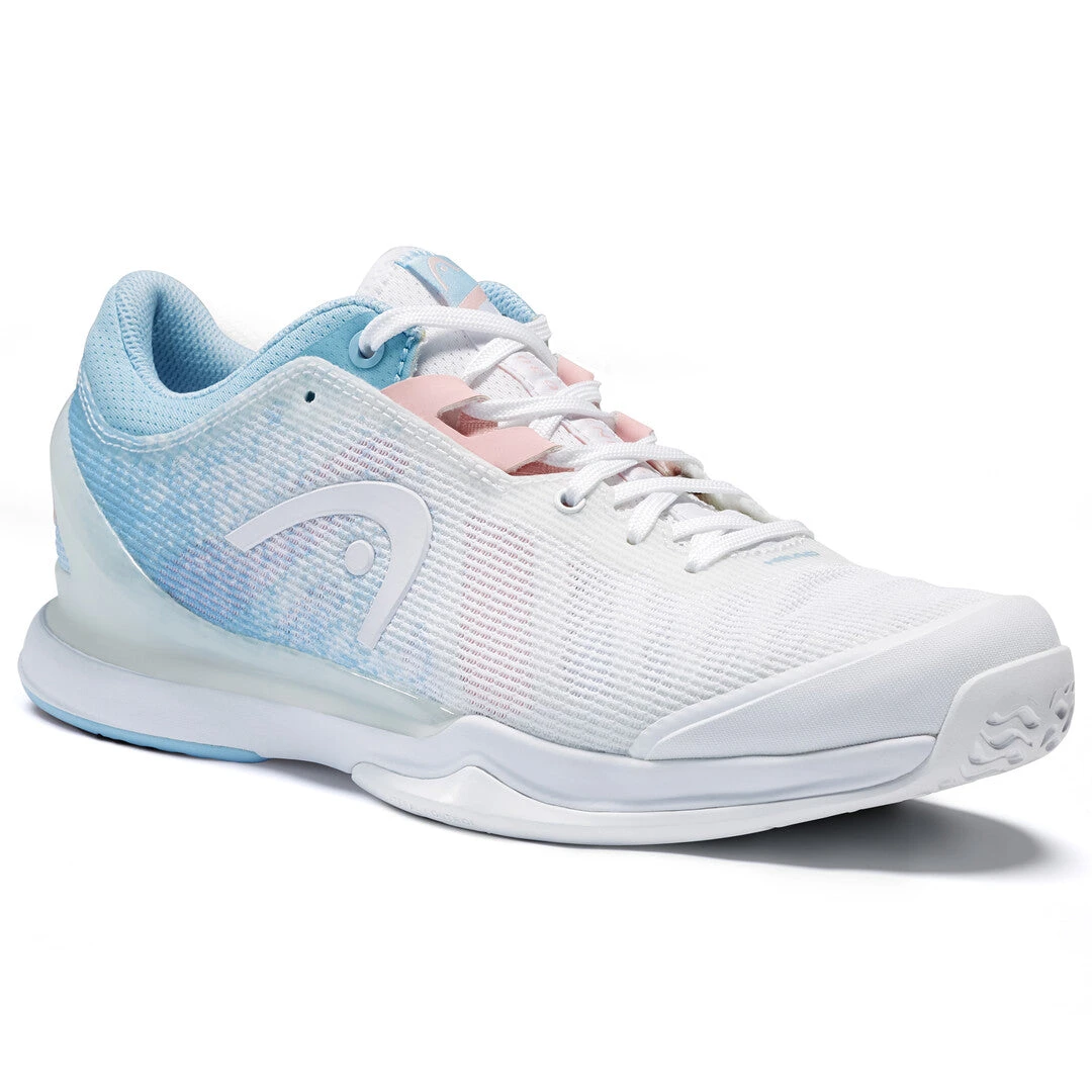 Head Sprint Pro 3.0 Women's Tennis Shoe (White/Light Blue) 3 Head Sprint Pro 3.0 Women's Tennis Shoe (White/Light Blue)