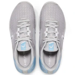 Head Revolt Pro 3.5 Women's Tennis Shoe (Grey/Light Blue) -Ball Games Shop Presentation 274121 Revolt Pro 3 5 Women GRLB Gray LightBlue 5