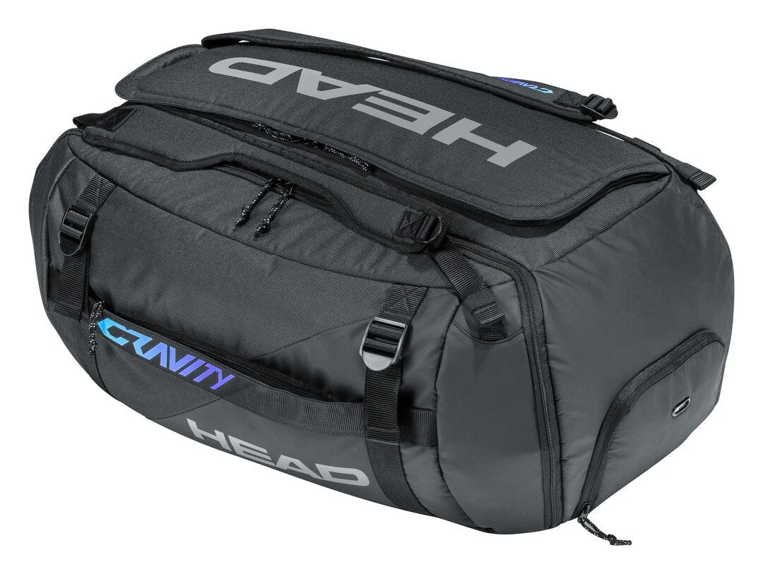 Head Gravity Duffle 12 Pack Racquet Bag (Black/Purple) 3 Head Gravity Duffle 12 Pack Racquet Bag (Black/Purple)