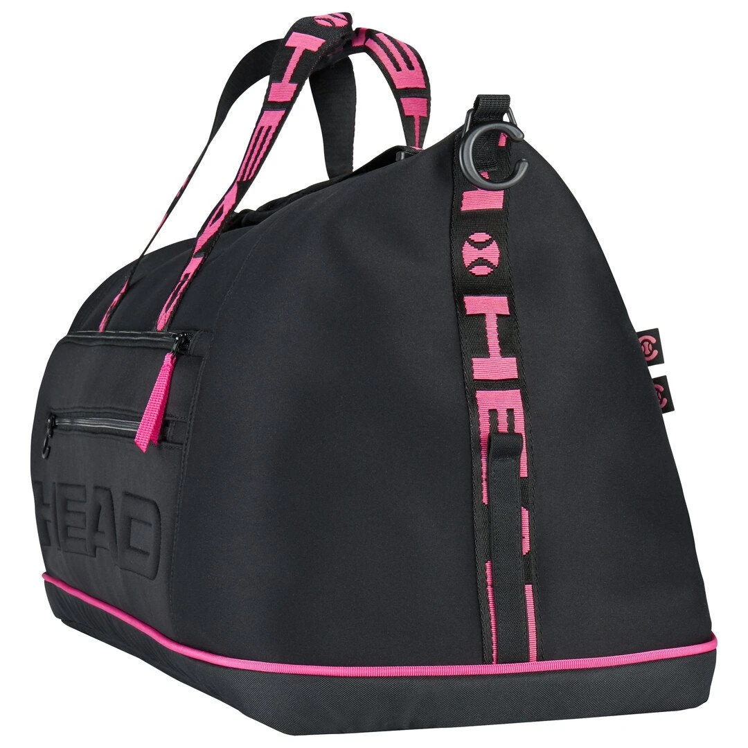 Head Coco Duffel 8 Pack Racquet Bag (Black/Pink) 5 Head Coco Duffel 8 Pack Racquet Bag (Black/Pink) - Image 3
