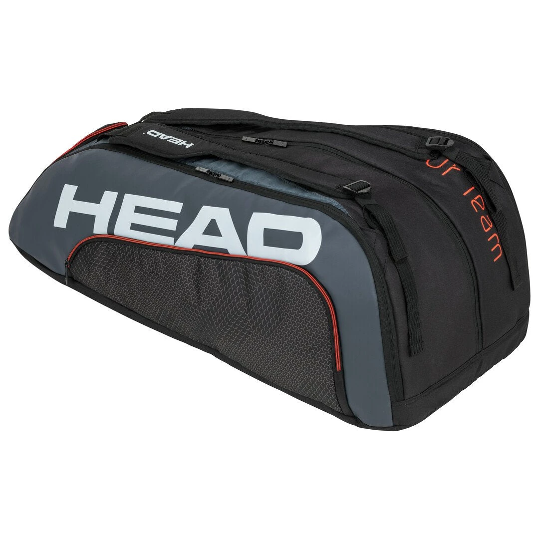 Head Tour Team Monstercombi 12 Pack Racquet Bag (Black/Grey) 3 Head Tour Team Monstercombi 12 Pack Racquet Bag (Black/Grey)