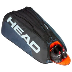 Head Tour Team Monstercombi 12 Pack Racquet Bag (Black/Grey) 8 Head Tour Team Monstercombi 12 Pack Racquet Bag (Black/Grey) -Ball Games Shop Presentation TourTeam12RMonstercombiblack grey4