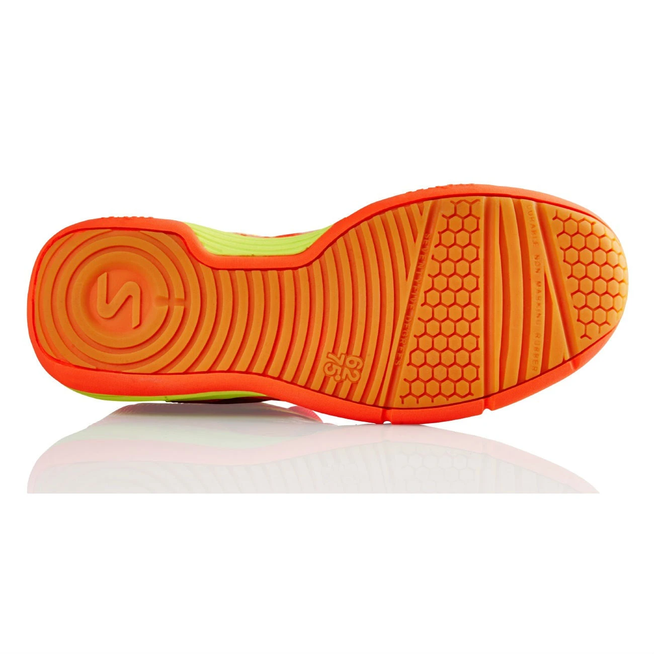 Salming Adder Women's Indoor Court Shoe (Orange/Yellow) 4 Salming Adder Women's Indoor Court Shoe (Orange/Yellow) - Image 2
