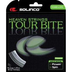 Solinco Tour Bite 16L/1.25 Tennis String (Silver)