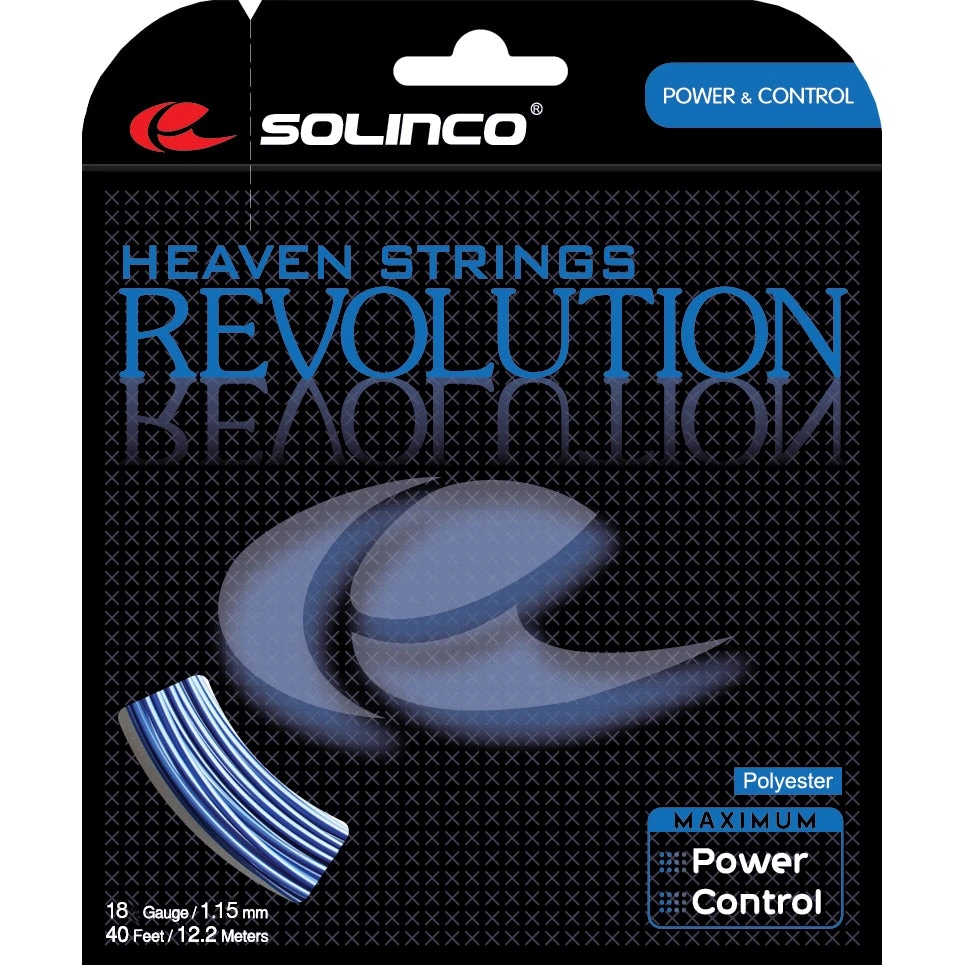Solinco Revolution 18/1.15 Tennis String (Blue) 3 Solinco Revolution 18/1.15 Tennis String (Blue)