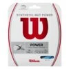 Wilson Synthetic Gut Power 16 Tennis String (Blue) 1 Wilson Synthetic Gut Power 16 Tennis String (Blue) -Ball Games Shop WR830130116 Syn Gut Power 16 blue