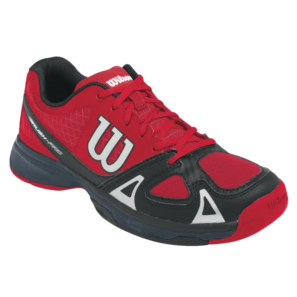 Wilson Rush Pro Junior Tennis Shoe (Red/Black) 3 Wilson Rush Pro Junior Tennis Shoe (Red/Black)