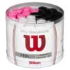 Wilson Pro Sensation Overgrip 100 Pack Jar (Assorted) -Ball Games Shop WRZ401300 0 Pro Overgrip Sensation 100 Assorted