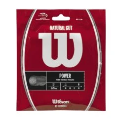 Wilson Natural Gut 17/1.25 Tennis String (Natural)