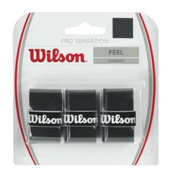 Wilson Pro Sensation Overgrip 3 Pack (Black)