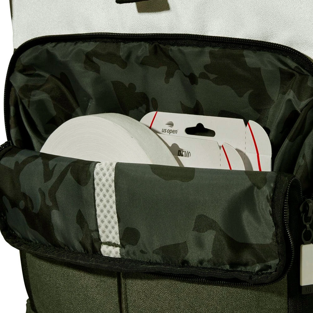 Wilson Women's Backpack Racquet Bag (Cream/Black/Forest) 6 Wilson Women's Backpack Racquet Bag (Cream/Black/Forest) - Image 4