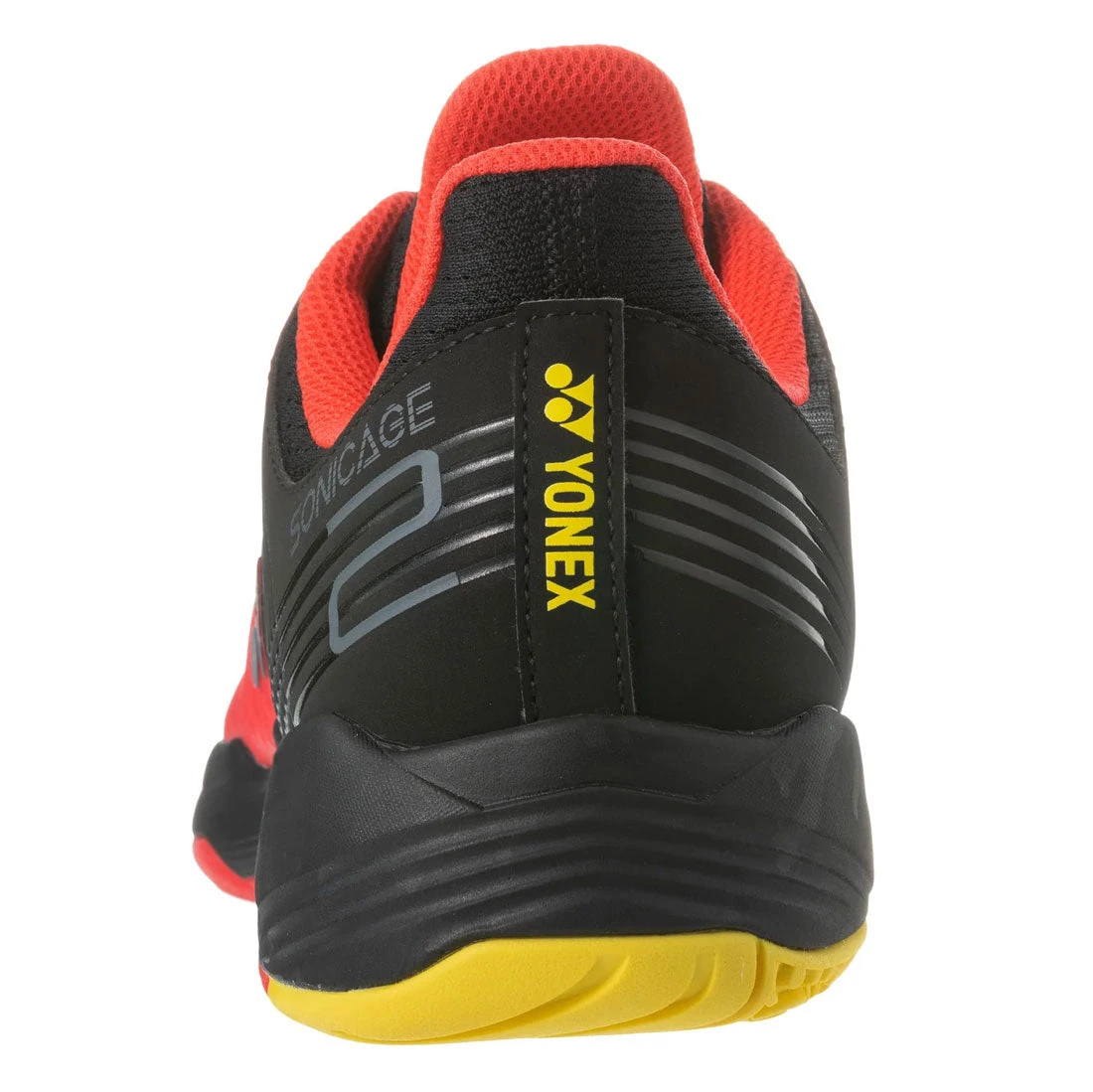 Yonex Power Cushion Sonicage 2 Clay Men's Tennis Shoe (Red/Black) 4 Yonex Power Cushion Sonicage 2 Clay Men's Tennis Shoe (Red/Black) - Image 2
