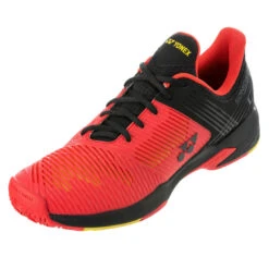 Yonex Power Cushion Sonicage 2 Clay Men's Tennis Shoe (Red/Black) 11 Yonex Power Cushion Sonicage 2 Clay Men's Tennis Shoe (Red/Black) -Ball Games Shop YonexPowerCushionSonicage2ClayMen sTennisShoe5