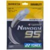 Yonex Nanogy BG 95 Badminton String (Silver) 1 Yonex Nanogy BG 95 Badminton String (Silver) -Ball Games Shop Yonex Nanogy BG 95 Badminton String Silver