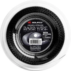 Solinco Barb Wire 16/1.30 Tennis String Reel (Black)