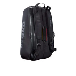 Wilson Pro Staff V13 Super Tour 9 Pack Racquet Bag (Black) -Ball Games Shop bb6f0c3b5295082ff83c57057f1f8880657922ca WR8010601 2 SUPER TOUR PRO STAFF 9PK BL