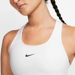 Nike Women's Dri-FIT Swoosh Medium Support 1 Piece Pad Sports Bra (White/Black) 9 Nike Women's Dri-FIT Swoosh Medium Support 1 Piece Pad Sports Bra (White/Black) -Ball Games Shop dri fit swoosh support 1 piece pad sports bra mx9N8j 413f4291 747b 404b 90a3 3ccd5b532ce2