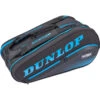 Dunlop PSA 12 Racquet Squash Bag (Black/Blue) 2 Dunlop PSA 12 Racquet Squash Bag (Black/Blue) -Ball Games Shop dunlop psa squash 12 rkt bag black blue main