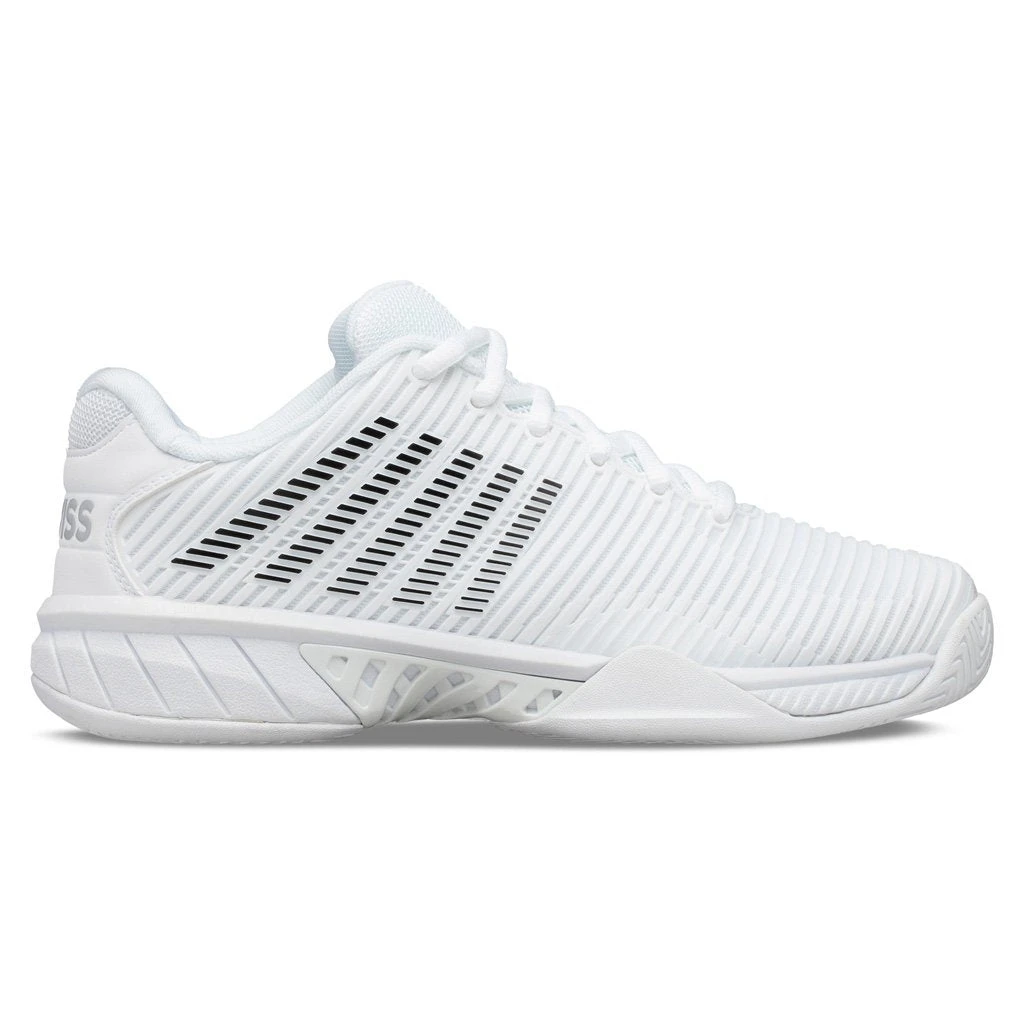 K-Swiss Hypercourt Express 2 Women's Tennis Shoe (White/Black) 3 K-Swiss Hypercourt Express 2 Women's Tennis Shoe (White/Black)