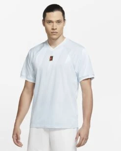 Nike Men's Court Breathe Slam Top (Light Blue)