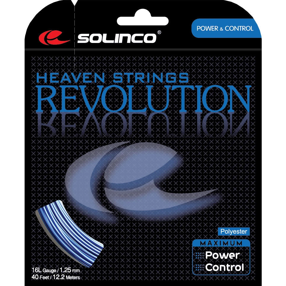 Solinco Revolution 16/1.30 Tennis String (Blue) 3 Solinco Revolution 16/1.30 Tennis String (Blue)