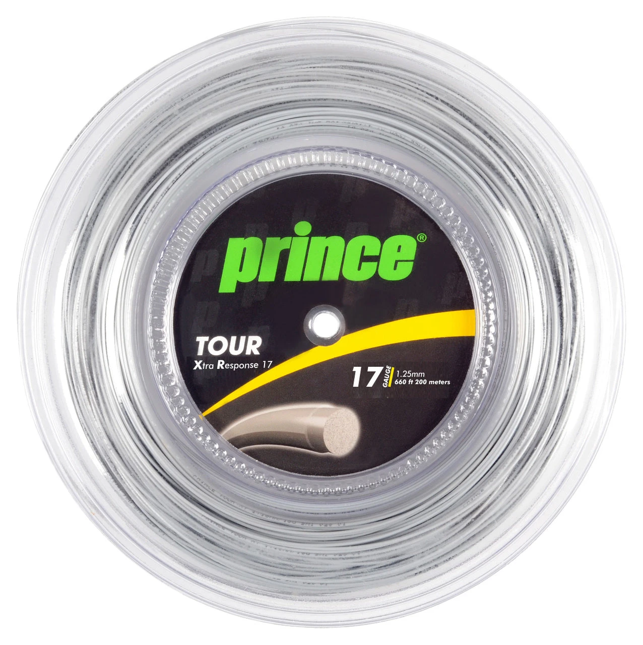 Prince Tour Xtra Response 17/1.25 Tennis String Reel (Silver) 3 Prince Tour Xtra Response 17/1.25 Tennis String Reel (Silver)