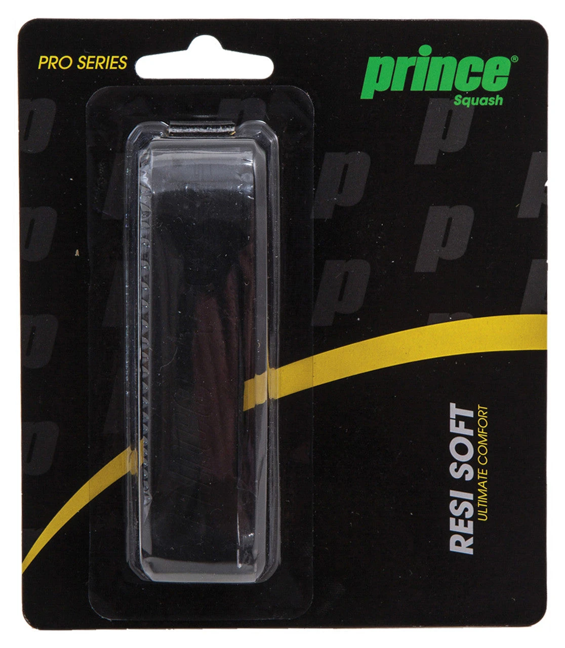 Prince Resi Soft Squash Replacement Grip (Black) 3 Prince Resi Soft Squash Replacement Grip (Black)