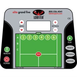 Lobster Elite Grand V Limited Edition Tennis Ball Machine -Ball Games Shop tnw420 ControlPanelGRAND5 0815